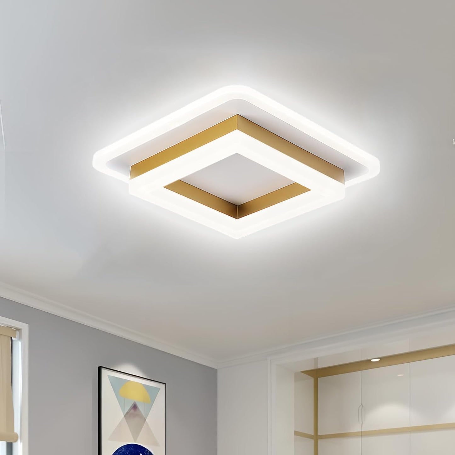 LumoSquare | Modern Minimalist LED Ceiling Light