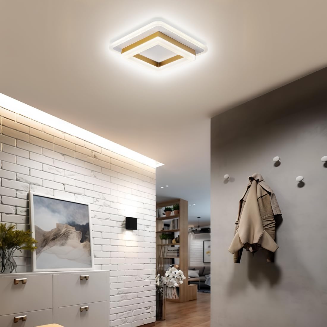 LumoSquare | Modern Minimalist LED Ceiling Light