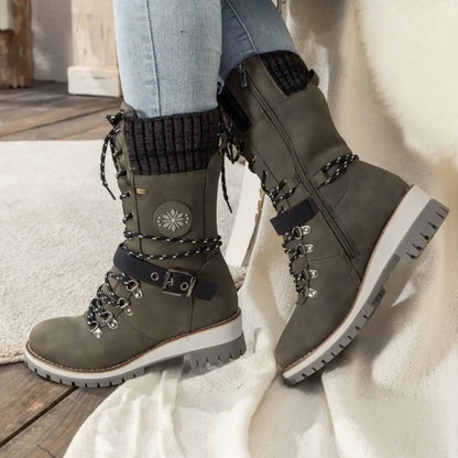 Erika | Women’s Winter Lace-Up Snow Boots