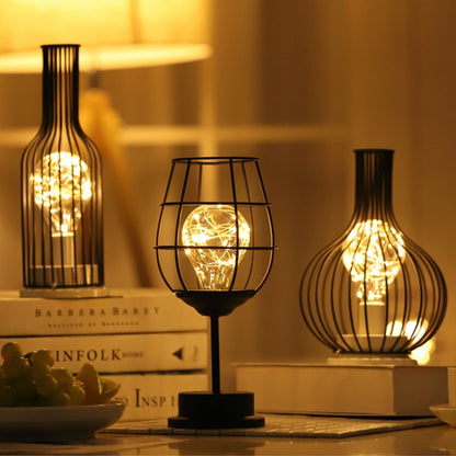 Noir Luxe | Sleek Fabric Shade LED Table Lamp