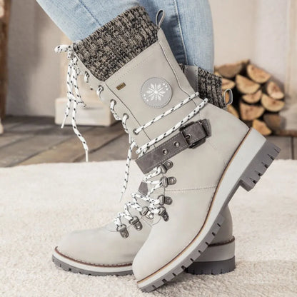 Erika | Women’s Winter Lace-Up Snow Boots