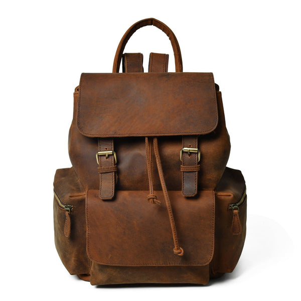 Vintage Buffalo | Leather Backpack for Men and Women, Spacious and Durable-3