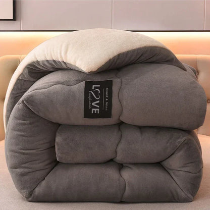 Soft Velvet Comforter | Cozy Winter Duvet for Warm Sleep