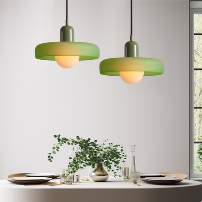 Studio Prisma Pendant | Art Glass Light in Bauhaus Luxe Palette