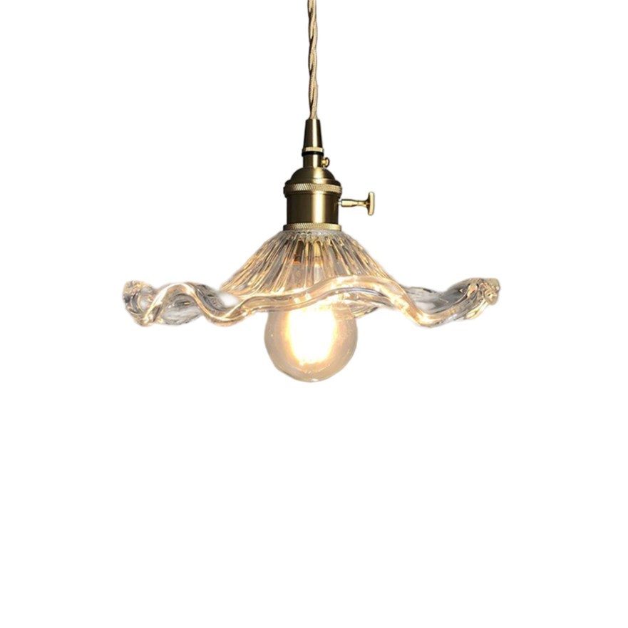 Chic Flower Design | StellarFlora Glass Pendant Lamp
