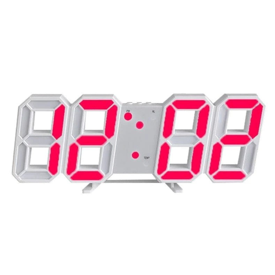 Modern LED Display | AuraGlow 3D Digital Wall Clock