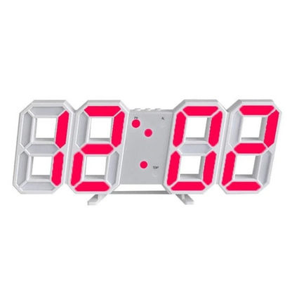 Modern LED Display | AuraGlow 3D Digital Wall Clock