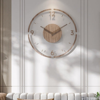 ArcticWood Silent Clock | Minimalist Nordic Wall Accent