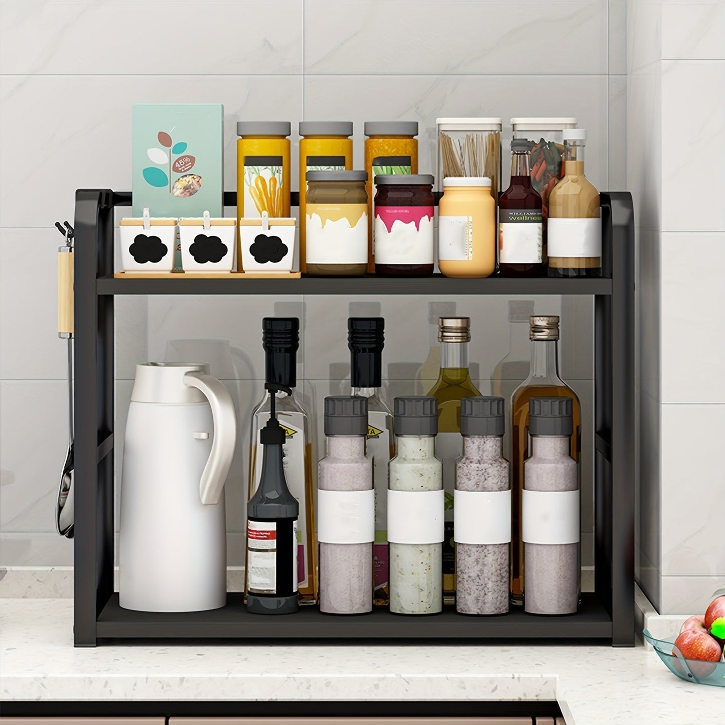 NovaSteel Organizer | Durable Kitchen Shelf with Modern Style
