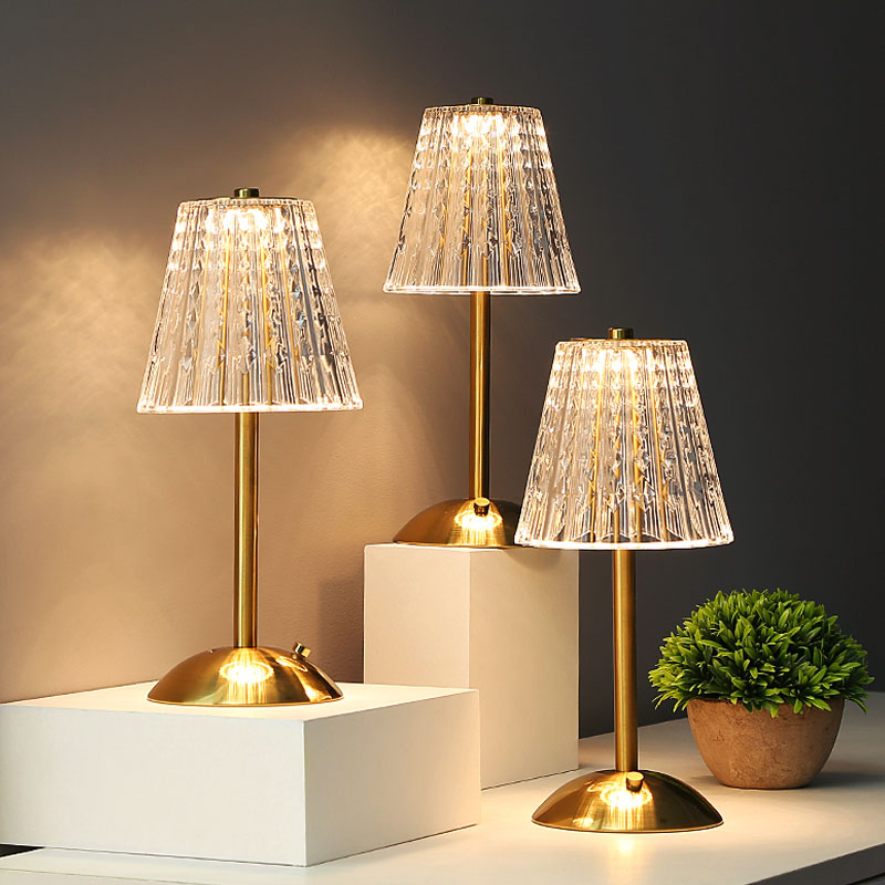 PureLume Crystal Lamp | Dimmable Vintage LED Table Light
