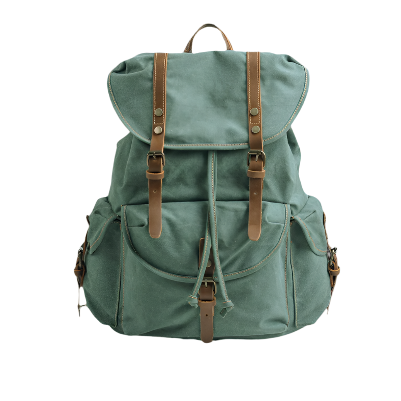 Variant image for Frontier | Military Canvas Travel Backpack with Laptop Sleeve-5