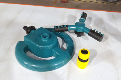 AquaWhirl TerraSpray | Fully Adjustable 360° Garden Sprinkler for Lush, Even Lawn Coverage