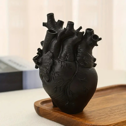 AmoraBloom Heart Vase | Romantic Ceramic Floral Display with Artistic Flair
