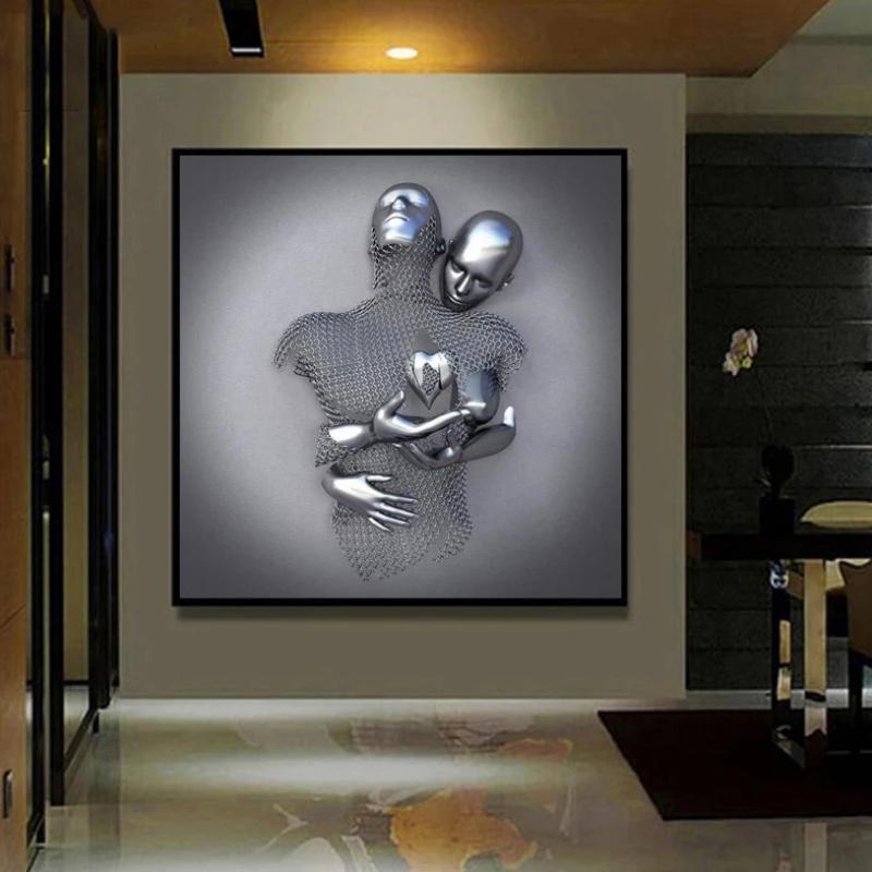 Modern Muse Studio | HeartGlow 3D Love Wall Art Canvas