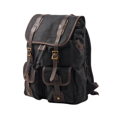 Tucson | Vintage Canvas Travel Backpack with Laptop Sleeve-6