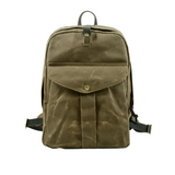 Variant image for Everett | Vintage Leather Travel Backpack with Padded Laptop Sleeve-2