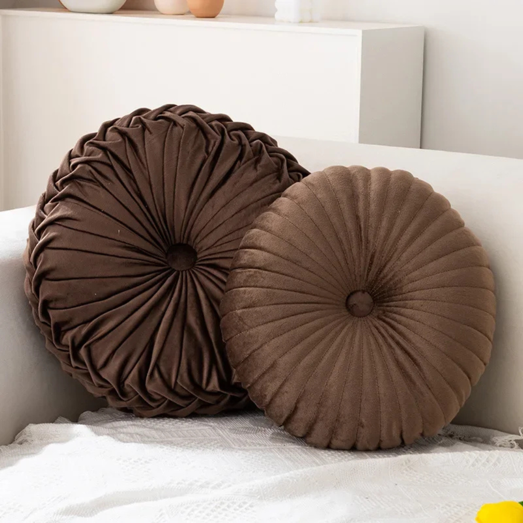 CozyCloud Accent | VelvetNest Plush Pillow with Secret Zip