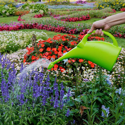AquaBloom Crescent Can | Ergonomic Garden Companion for Effortless Pour