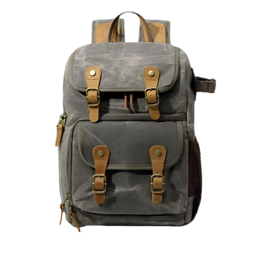 Variant image for Charleston | Eco-Friendly Canvas Camera Backpack with All-Weather Protection-1
