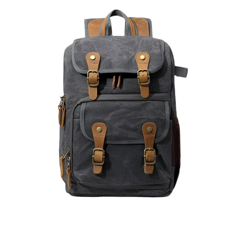 Variant image for Charleston | Eco-Friendly Canvas Camera Backpack with All-Weather Protection-3