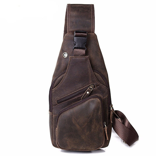 Buffalo | Leather Crossbody Bag for Men and Women-4