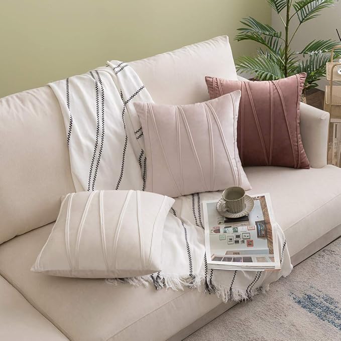 Velvet Decorative Cushion | Minimalist Removable Design