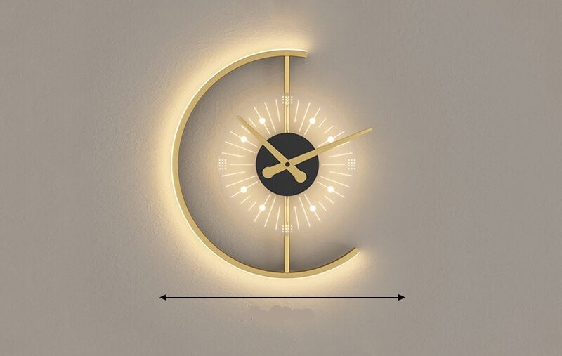 LumaGlow Wall Clock | Silent Quartz with Ambient Backlight