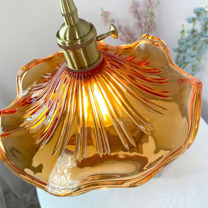 Chic Flower Design | StellarFlora Glass Pendant Lamp