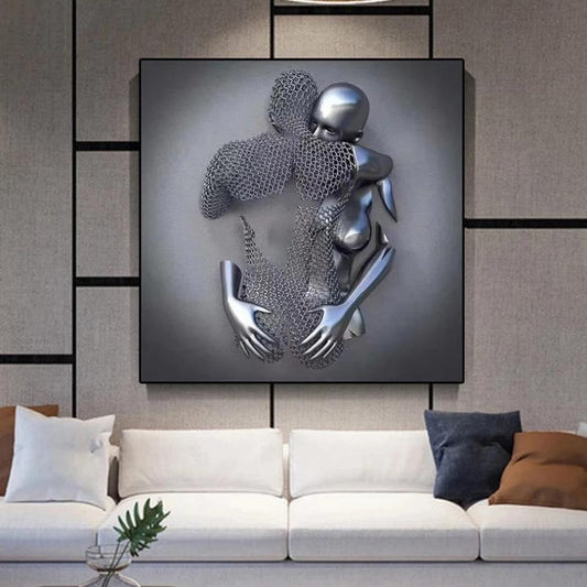 Modern Muse Studio | HeartGlow 3D Love Wall Art Canvas