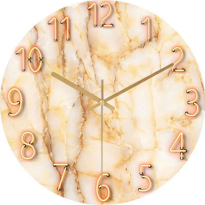 TimberLoom Wall Clock | Silent Quartz Modern Wood Design