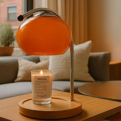 GlowMelt Candle Warmer Lamp | Retro Aroma Light Design