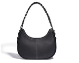 Bohemian | Women's Leather Tote Bag with Crossbody Strap-1
