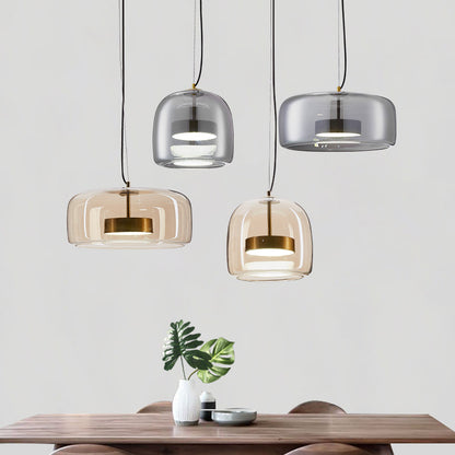 Hotel Elegance | LumiGlide Contemporary Glass Pendant Lamp