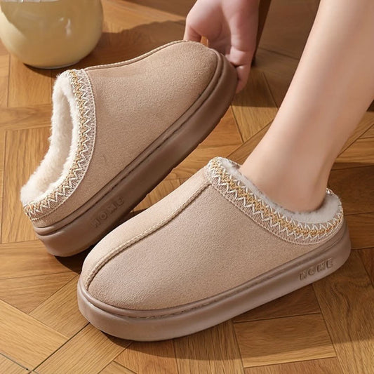 CozyNest Winter Slippers | Plush-Lined Warmth with Secure Non-Slip Soles