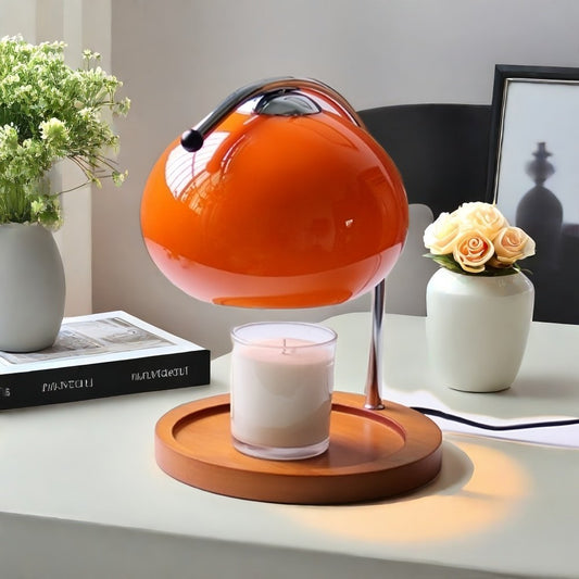 GlowMelt Candle Warmer Lamp | Retro Aroma Light Design