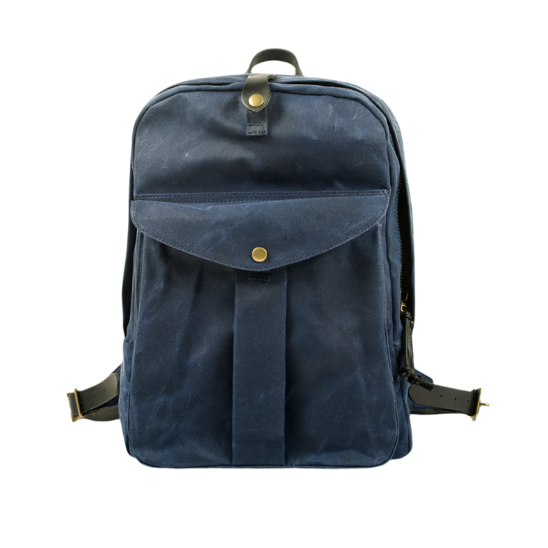 Variant image for Everett | Vintage Leather Travel Backpack with Padded Laptop Sleeve-3