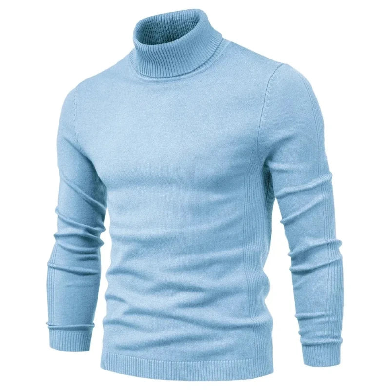 Damon | Men’s Slim Fit Ribbed Turtleneck Sweater