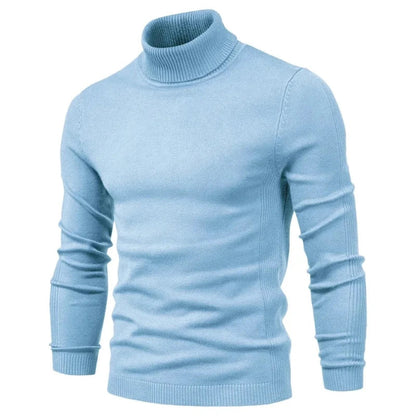 Damon | Men’s Slim Fit Ribbed Turtleneck Sweater