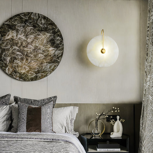 Minimalist LED Lighting | PolarStone Alabaster LED Wall Lamp