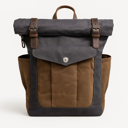 Alder | Rugged Backpack with Vegan Leather Details