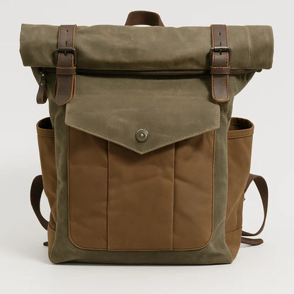 Alder | Rugged Backpack with Vegan Leather Details