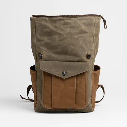 Alder | Rugged Backpack with Vegan Leather Details