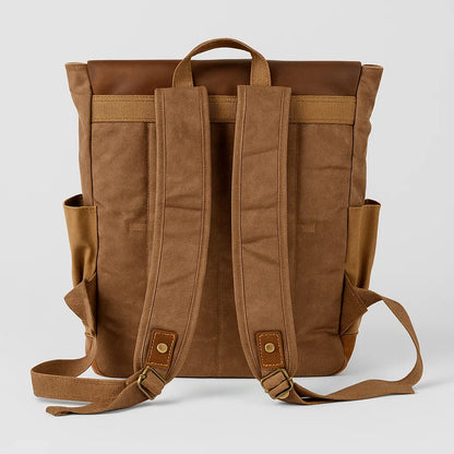 Alderic | Canvas & Vegan Leather Carry Pack