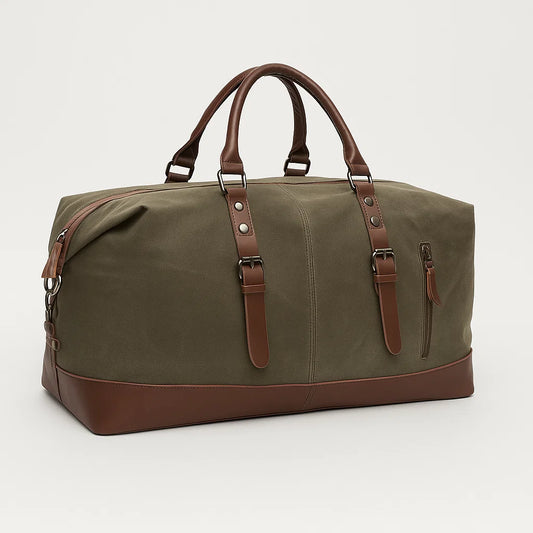 Anchorage | Vintage Canvas Holdall Bag for Travel and Daily Use