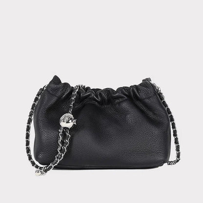 Anya | Luxe Ruched Pebble Crossbody