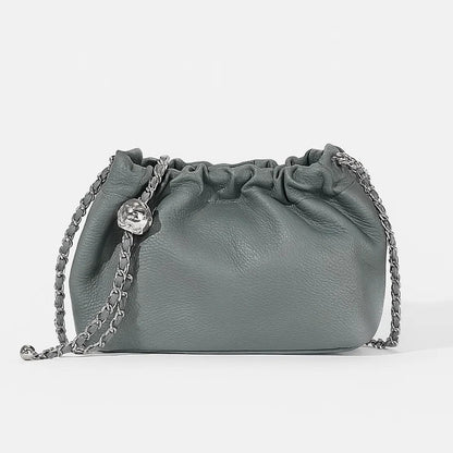 Anya | Luxe Ruched Pebble Crossbody