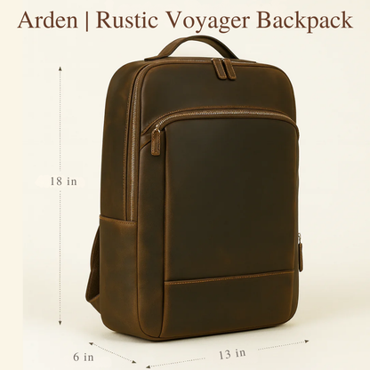 Arden | Rustic Voyager Laptop Backpack