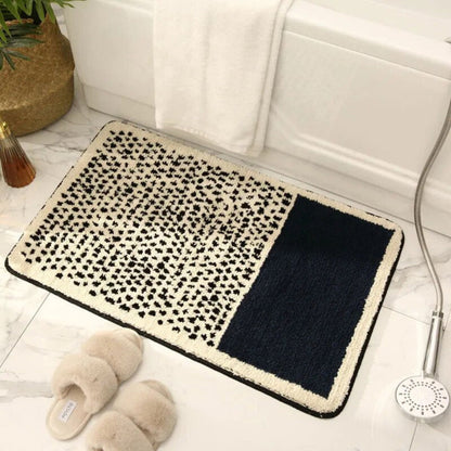 Soft Abstract Bath Mat | Luxury Non-Slip Finish