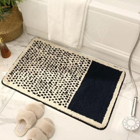 Soft Abstract Bath Mat | Luxury Non-Slip Finish