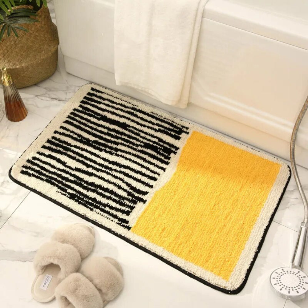 Soft Abstract Bath Mat | Luxury Non-Slip Finish